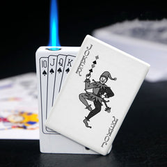 Poker Card Metal Windproof Straight Forward Creative Personalized Lighter