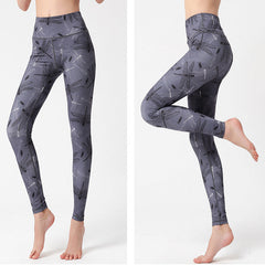 Fashion Tie Dye Leggings Women Fitness Yoga Pants Push Up Workout Sports Legging High Waist Tights Gym Ladies Clothing front view