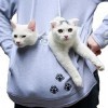 Cat Lovers Hoodies front view with cat design