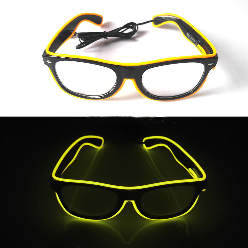 Luminous Glasses Party Decoration LED Glasses glowing front view
