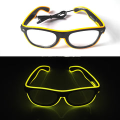 Luminous Glasses Party Decoration LED Glasses glowing front view