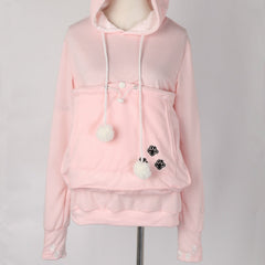 Cat Lovers Hoodies front view with cat design