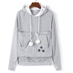 Cat Lovers Hoodies front view with cat design