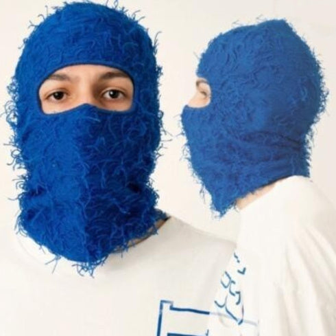 Balaclava Men's And Women's Knitted Camouflage Headgear Personality Fashion Wool Hat