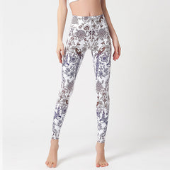 Fashion Tie Dye Leggings Women Fitness Yoga Pants Push Up Workout Sports Legging High Waist Tights Gym Ladies Clothing front view