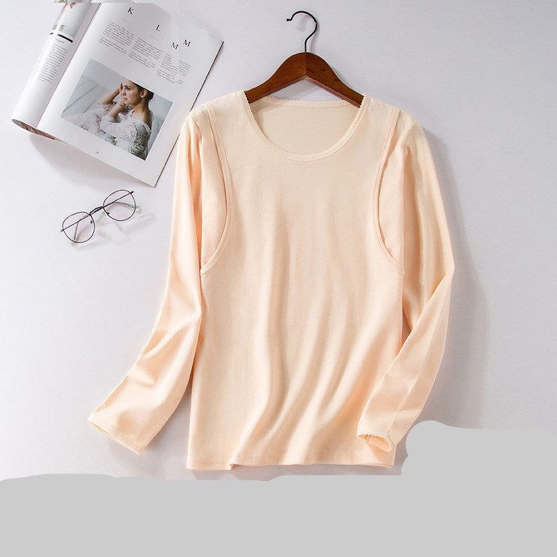 Cotton Autumn Clothes for Pregnant Women front view