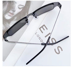Metal Glasses Men's Foreign Trade Small Square Glasses front view