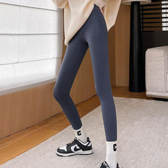 Fleece Thickened Leggings Winter Shark Pants for Women front view