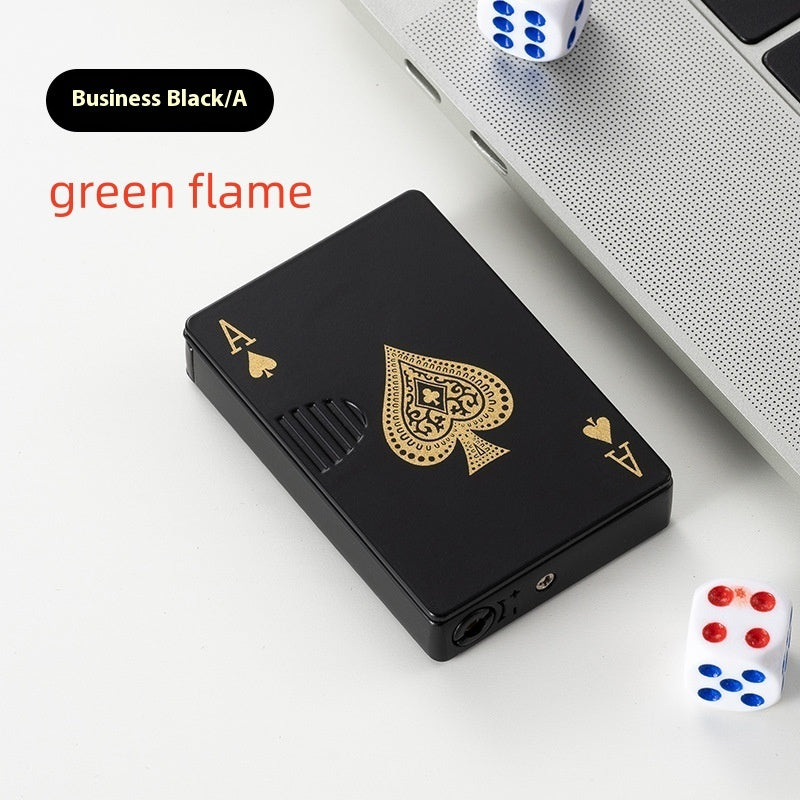 black-a-green-flame