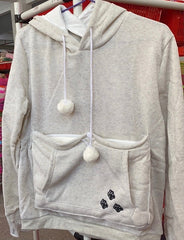 Cat Lovers Hoodies front view with cat design