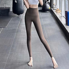 Fleece Thickened Leggings Winter Shark Pants for Women front view